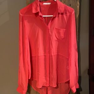 Oversized Button Down Blouse